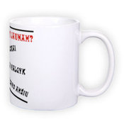 Standardne valge tass fotoga (300 ml)