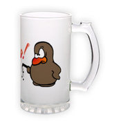 Frosted glass beer mug (500 ml)