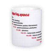 Standardne valge tass fotoga (300 ml)