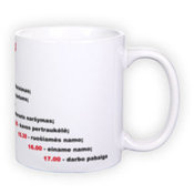 Standardne valge tass fotoga (300 ml)