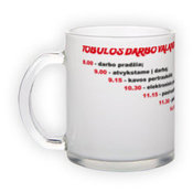 Matinio stiklo puodelis (300 ml)