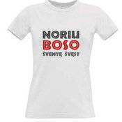 Women's T-shirt with your choice of photos, notes, white