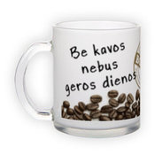 Frosted glass mug (300 ml)