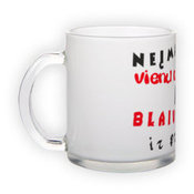 Frosted glass mug (300 ml)