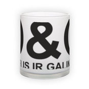 Frosted glass mug (300 ml)