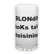Matinio stiklo bokalas (500 ml)