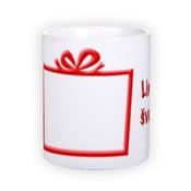 Standardne valge tass fotoga (300 ml)
