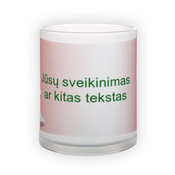 Frosted glass mug (300 ml)