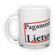 Frosted glass mug (300 ml)