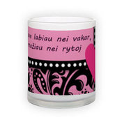 Frosted glass mug (300 ml)