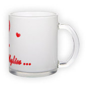 Matinio stiklo puodelis (300 ml)