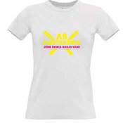 Women's T-shirt with your choice of photos, notes, white