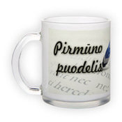Matinio stiklo puodelis (300 ml)