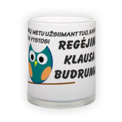 Matinio stiklo puodelis (300 ml)