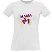 Women's T-shirt with your choice of photos, notes, white