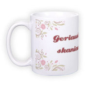 Standardne valge tass fotoga (300 ml)