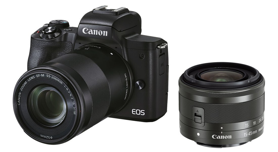 Canon EOS M50 Mark II  + EF-M 15-45 + EF-M 55-200