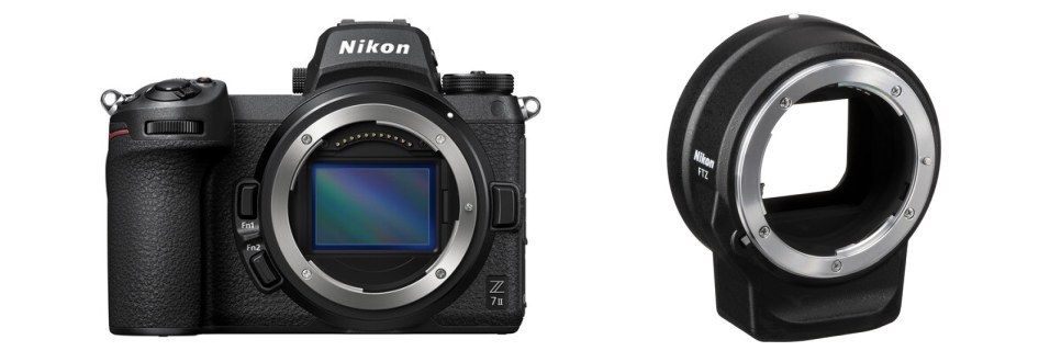 Nikon Z 7II FTZ adapter