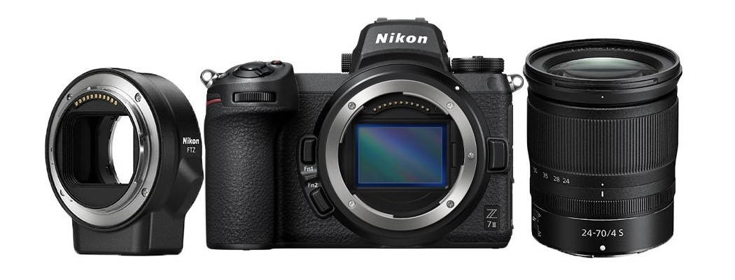 Nikon Z 7II 24-70mm f4 FTZ mount adapter