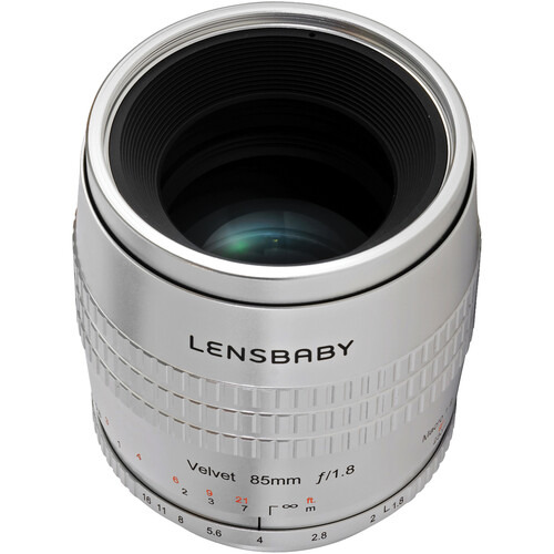 Lensbaby Velvet 85mm f/1.8 Lens for Nikon Z (Silver)