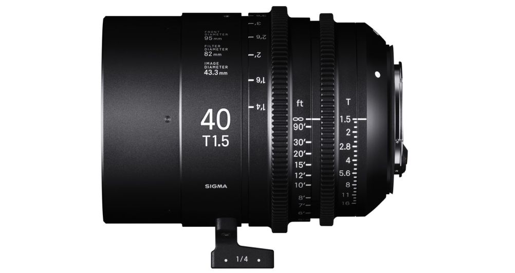 Sigma 40mm T1_5 FF  EF Mount objektyvas