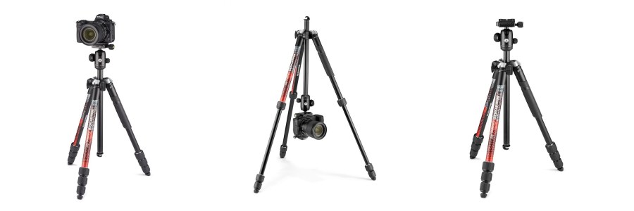 MANFROTTO ELEMENT MII ALUMINIUM RED MKELMII4RD-BH konfiguracija