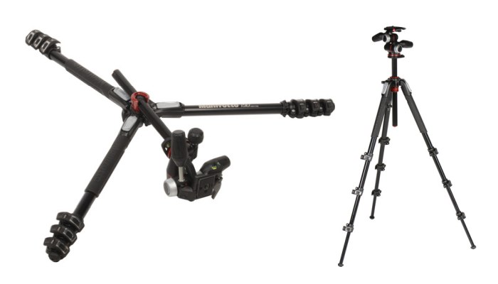 Manfrotto MK190XPRO4-3W Aluminum Tripod trikojis