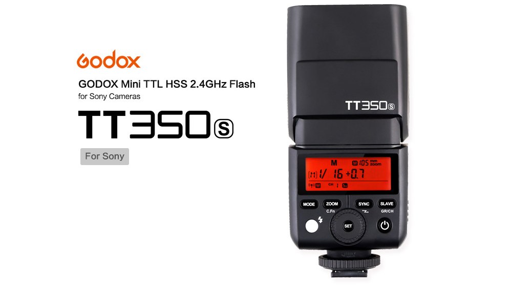 Godox TT350 speedlite for Sony