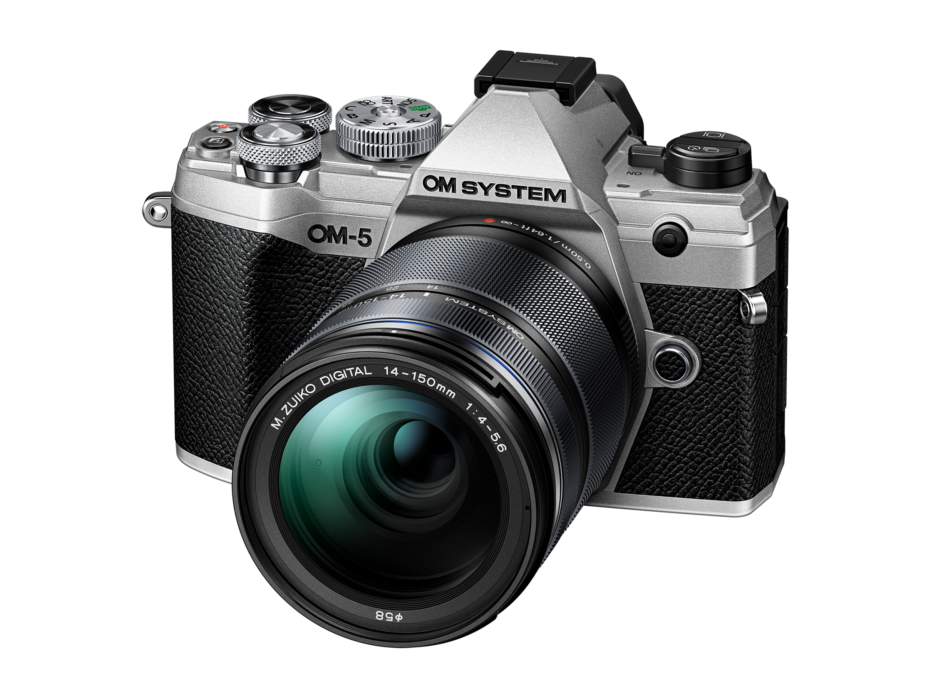 OM SYSTEM OM-5 Mirrorless Camera with 14-150mm f/4-5.6 Lens (Silver)