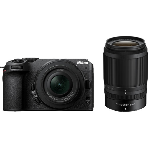 Nikon Z30 with 16-50mm and 50-250mm VR kit