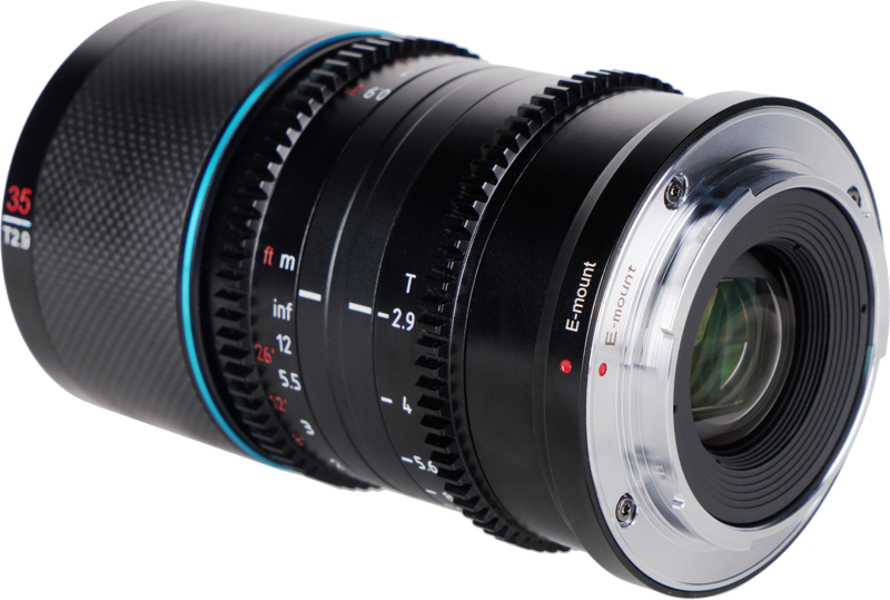 Sirui Anamorphic Lens Saturn 35mm 1.6x Carbon Fiber Full Frame E-Mount (Neutral Flare)